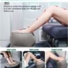 JefDiee Inflatable Foot Rest Pillow, Kids Airplane Bed, Adjustable 3 Layers Height Leg Rest Pillow, Airplane Travel Essentials Great for Airplane, Office, Home, Trains, Cars - Image 4