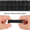 Lusofie 8 Pack Luggage Wheel Protectors Silicone Material Luggage Wheel Covers Suitcase Wheel Covers Suitable For Luggage Travel Suitcase Wheels Protection And Noise Reduction (Black) - Image 5