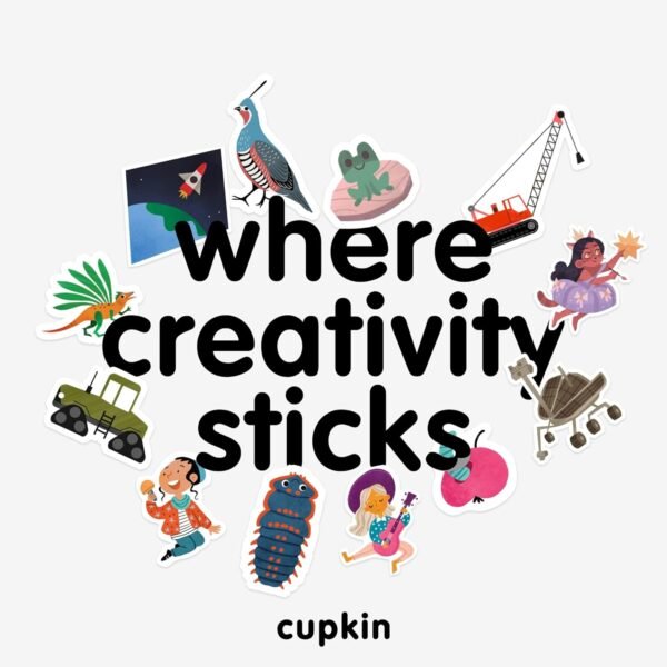 Cars, Trucks, Planes & Trains Sticker Book + Coloring by Cupkin: Innovative Side by Side Sticker Books - Spiral Binding Allows The Car Sticker Book to Lay Flat - Over 500 Car Stickers and 12 Scenes - Image 9