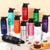 10 Pcs Christian Water Bottles Bulk Religious Aluminum Sports Water Bottles with Snap Lids Multicolor Outdoor Leakproof Reusable Water Bottles for Gym Travel Camping Gym Hiking Fishing - Image 3