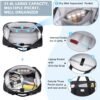 Gym bag for Women, Travel Duffel Bags with Trolley Sleeve, Weekender Overnight Bag, Carry on Tote Bag Dance Bag - Image 4