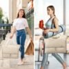 Duffle Bag for Travel, Weekender Bag with Shoe Compartment, Carry On Overnight Bag for Women with Toiletry Bag, 50L Gym Bag with Wet Pocket, Hospital Bags for Labor and Delivery - Image 7