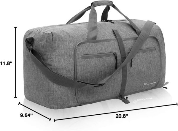 Dimayar 65L/85L/115L Travel Duffle Bag for Men,Foldable Travel Duffel Bag with Shoes Compartment Overnight Bag for Men Women - Image 7