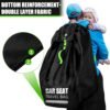 Car Seat Travel Bag for Airplane, Large Car Seat Bags for Air Travel with Padded Straps, Gate Check Storage Bag/Backpack for Car Seat Airport, Carseat Cover Travel - Baby Travel Essentials for Flying - Image 4