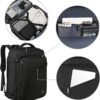 MATEIN Carry on Backpack, Extra Large Travel Backpack Expandable Airplane Approved Weekender Bag for Men and Women, Water Resistant Lightweight Daypack for Flight 40L, Black - Image 7