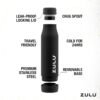 ZULU Ace Vacuum Insulated Stainless Steel Water Bottle with Chug Spout, Leak-Proof Locking Lid and Removable Base for School, Backpack, Sports, Gym, Travel - Image 3