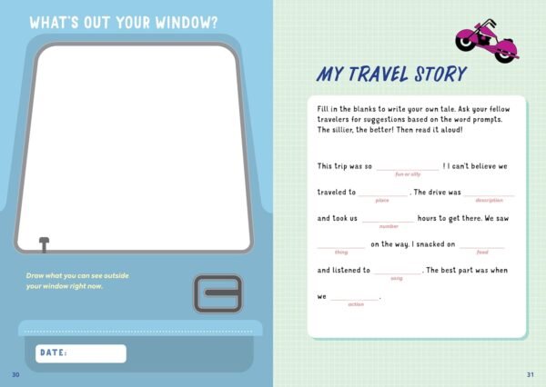 The Ultimate Road Trip Journal for Kids: Awesome Activities for Your Adventures - Image 8