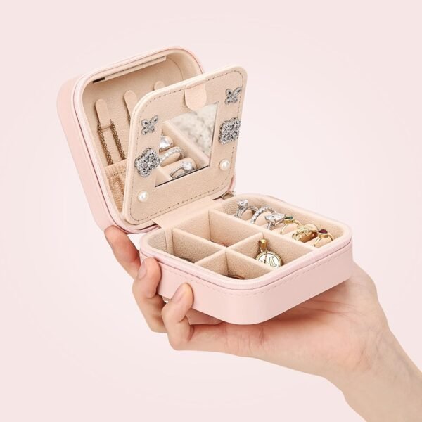 Travel Gifts for Women, Travel Accessories For women, Women Travel Essentials, Mini Travel Jewelry Case, Gifts for People Who Travel a Lot Traveling Women Travelers, Travel Size Items, D - Image 2