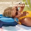 Ballast Travel Pillow PRO - Neck Pillow for Airplane, Beach Pillow, Enjoy Comfort Wherever You Go (Moonlight Grey) - Image 5