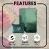 2-in-1 Travel Blanket and Pillow Set Portable Travel Pillow and Soft Blanket with Bag Flight Essentials Car Pillow Travels Gifts Accessories - Image 3