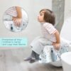 Toilet Seat Covers Disposable, 20 PCS Extra Large Waterproof Toilet Potty Seat Covers for Toddlers, Kids Potty Training, Potable Potty Seat Covers Travel Essentials for Airplane, Public Restroom,Trip - Image 6