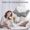 Cervical Neck Pillow,Ergonomic Memory Foam Orthopedic Cervical Pillow with Cooling Pillowcases,Ideal for Neck&Shoulder Pain Relief,Perfect for Side,Back&Stomach Sleepers - Image 6