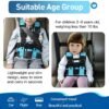 XCBYT 3 in 1 Toddler Harness Leash + Baby Anti Lost Wrist Link Airplane Kid Travel Accessories for Aviation Travel Use - Image 3