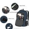 MATEIN 17 inch Laptop Backpack, Large Travel Backpack Carry On Flight Approved with Trolley Sleeve, Computer Work Bag with USB Charging Port, Water Resistant Backpack for College, Dark Blue - Image 6