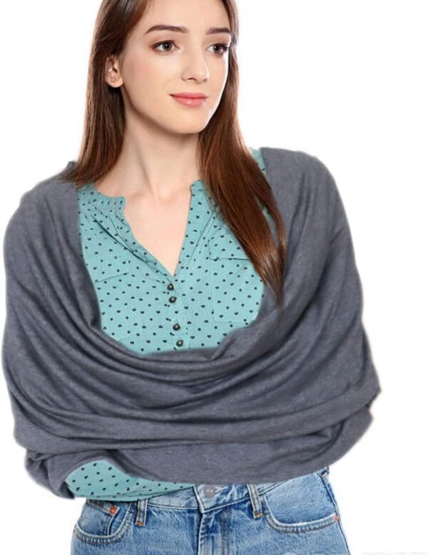Infinity Travel Scarf Blanket with Hidden Pockets Travel Tube Blanket Perfect for Travel