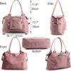 Women Tote Bag Travel Duffel Bag Carry On Luggage Bag Sports Gym Bag - Image 3