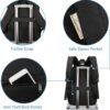 Backpack for School, Expandable 15.6 inch College Backpack for Boys Girls, Anti Theft Travel Backpack with USB Charging Port, Water Resistant Laptop Backpack Large Bookbag Gifts for Men Women, Black - Image 5