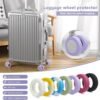 8Pcs Luggage Wheel Covers,Silicone Suitcase Wheel Cover for 2-2.4'' Spinner Wheel,Reusable Carry On Luggage Wheel Protector,Upgrade Suitcase Wheel Protective,Essential Travel Accessories(Purple) - Image 2