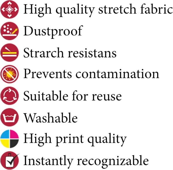 Luggage Cover Suitcase Protector Fits 19-33 Inch TSA Approved Travel Suitcase Cover Washable Dustproof Anti-Scratch (L (26-30 inch), License Plates) - Image 5