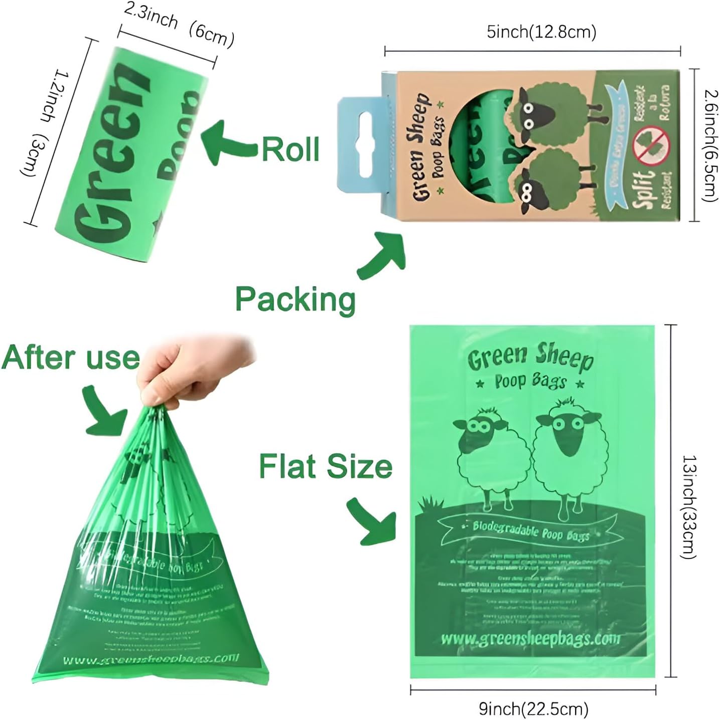 Offer 500 ml Silicone Foldable Leak Proof Dog Travel Water Bottle and 120 Biodegradable Pet Waste Bags Ideal for Travel, Hiking, Walks, and Outdoor Activities Portable Pet Accessory - Image 4