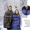KingCamp Puffy Blankets for Cold Weather Camping, Warm Down Alternative Outdoors Indoors Quilt, Lightweight Compact Packable Windproof Blanket for Stadium, Airplane, Travel, Picnics, Backpacking - Image 3