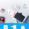 European Travel Plug Adapter for International, Italy Spain Power Adapter, 2 Outlets 2 USB C Ports, Type C Adapter Travel Cruise Essentials for Amercian US to Most Europe France Germany EU, 2 Pack - Image 4