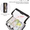 BAGSMART TSA Approved Toiletry Bag, Clear Travel Toiletry Bag, Makeup Cosmetic Pouch Bag for Women Men Carry on Airport Airline Quart Size Compliant Bag Organizer for Travel Essentials-1PCS Silver - Image 3