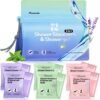 Shower Steamers Aromatherapy, 6 Pack Shower Bombs & 6 Pack Shower Gel, Birthday Gifts for Women, Travel Essentials, Relaxation Gifts Christmas Gifts Stocking Stuffers for Women Men