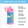 THERMOS FUNTAINER Water Bottle with Straw - 12 Ounce, Sketchbook - Kids Stainless Steel Vacuum Insulated Water Bottle with Lid - Image 2