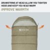 Sleeping Bags for Camping Lightweight Waterproof Travel Sleep Bag for Adults, Boys, Girls Warm & Cold Weather 4 Season Outdoor Backpacking Hiking Essentials - Image 4