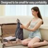 YUSRA Weighted Lap Blanket 4lb, Ultra Soft Small Weighted Blanket for Adults, Travel Weighted Blanket for Sleeping, Portable Crystal Velvet Weighted Throw Blanket for All Season, Dark Grey, 32" x 40" - Image 6