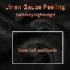 Harewom Lightweight Linen Feeling Shawl Wraps for Women Dressy Travel Gauze Summer Scarfs for Evening Dresses - Image 3