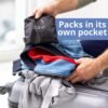 TUBE The Original Pillow You Stuff with Clothes – Transforms Into Extra Luggage Without Excess Fees - Fits Up to 3 Days of Travel Essentials - Keep Your Belongings Nearby in Case of Lost Luggage - Image 6