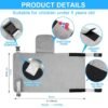 Toddler Airplane Travel Bed, Airplane Seat Extender for Kids, Kids Airplane Travel Essentials, Toddler Airplane Travel Must Have, Baby Portable Travel Hammock for Flying Flights - Image 3