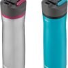 Contigo Cortland Chill 2.0 Vacuum-Insulated Stainless Steel Water Bottle, Spill-Proof Lid, Preserves Temperature for Hours, 24oz 2-Pack, Juniper & Dragonfruit, Ideal for Travel and Daily Use - Image 2