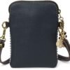 CHALA Cell Phone Crossbody Purse-Women PU Leather/Canvas Multicolor Handbag with Adjustable Strap - Image 2