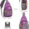 G4Free Sling Bag RFID Blocking Crossbody Backpack Travel Chest Bag Hiking Daypack for Women Men Outdoor Sports - Image 3