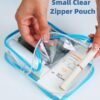 3 Packing Cubes for Carry On Airplane Essentials for Flying 1 Quart Travel Bag Clear Tsa Toiletry Bag Long Haul Flight European Italy Trip International Must Haves for Women and Men Accessories - Image 3