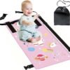 Eisignshop Toddler Airplane Bed, Kids Airplane Seat Extender Travel Bed, Toddler Airplane Travel Essentials, Portable Kids Travel Plane Bed, Airplane Kids Bed for Baby Flight Must Haves