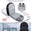 BAGSMART 45L Travel Laptop Backpack, TSA 17.3 Inch Laptop Backpack Flight Approved Travel Backpack with USB Charger Hole, Water Resistant College Computer Backpack Business Weekender Bag - Black - Image 3