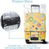 Sherr 3 Pieces Clear Luggage Covers for Suitcase Waterproof Luggage Protector Luggage Protective Cover for Travel(Fits Most 20" to 28" Luggage) - Image 4