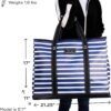 SCOUT 3 Girls Bag - Extra Large Utility Tote Bags For Women With Zipper - Sandproof Beach Tote Bag, Pool Bag, Travel Bag - Image 3