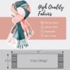 Clothirily Womens Winter Scarf, Fashion Cashmere Feel Plaid Scarfs for Women, Pashmina Shawls and Wraps, Long Blanket Scarf - Image 3