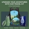 HYDAWAY Collapsible Water Bottle Travel Case - Store & Protect Bottles, Bowls & Folding Cups I Travel, Camping, Hiking & Festival Essentials, TSA Mini Accessory Bag for Air Travel with Carabiner Clip - Image 7