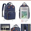 LOVEVOOK Laptop Backpack for Women & Men, Unisex Travel Anti-theft Work College Bag, Business Computer Backpacks Purse, Casual Hiking Daypack with Lock, Fits 15.6 Inch Laptop, Dark Blue - Image 5