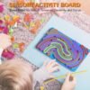 Sensory Fidget Toys for Kids Toddler Boys,Sensory Activity Board for Stress Anxiety Autistic ADHD, Calm Down Travel Airplane Essentials Toys for 3+ Year Old, Stuffers Gifts for Teen Girl - Image 2