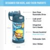 THERMOS FUNTAINER Water Bottle with Straw - 12 Ounce, Despicable Me 4 - Kids Stainless Steel Vacuum Insulated Water Bottle with Lid - Image 2