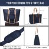 BUG Lightweight Women Laptop Tote Bag for Work, Casual Handbag for Travel Beach College Teacher - Image 4
