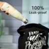 Insulated Water Bottles,25 oz Double Wall Stainless Steel Vacumm Metal Flask for Sports Travel,Marble-Jade - Image 5