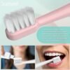 Pink*2,Sonic Electric Toothbrush Lasting for 90 Days Travel Essential Waterproof Portable Mini Design for Daily Oral Care Business Travelling and Holiday Use - Image 2